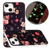 iPhone 15 Plus Deksel Motiv Rosor Svart