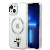 Karl Lagerfeld iPhone 15 Plus Deksel NFT Karl & Choupette Transparent