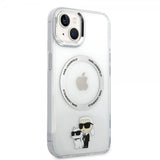 Karl Lagerfeld iPhone 15 Plus Deksel NFT Karl & Choupette Transparent