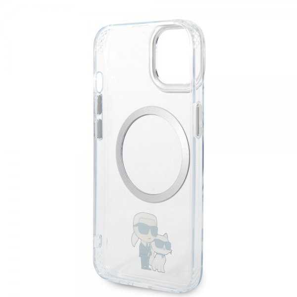 Karl Lagerfeld iPhone 15 Plus Deksel NFT Karl & Choupette Transparent