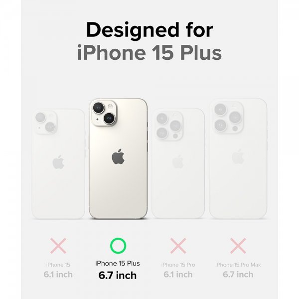 Ringke iPhone 15 Plus Deksel Onyx Svart