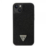 Guess iPhone 15 Plus Deksel Rhinestone Svart