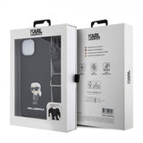 Karl Lagerfeld iPhone 15 Plus Deksel Saffiano Crossbody Svart
