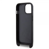 Karl Lagerfeld iPhone 15 Plus Deksel Saffiano Karl & Choupette Crossbody Svart