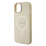 Guess iPhone 15 Plus Deksel Saffiano MagSafe Beige