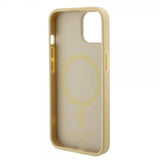 Guess iPhone 15 Plus Deksel Saffiano MagSafe Beige
