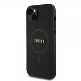 Guess iPhone 15 Plus Deksel Saffiano MagSafe Svart