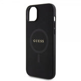 Guess iPhone 15 Plus Deksel Saffiano MagSafe Svart
