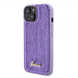 Guess iPhone 15 Plus Deksel Sequin Lilla