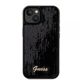 Guess iPhone 15 Plus Deksel Sequin Svart