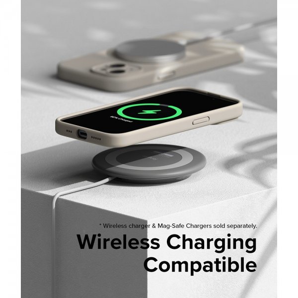 Ringke iPhone 15 Plus Deksel Silicone Magnetic Stone