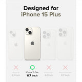 Ringke iPhone 15 Plus Deksel Silicone Magnetic Stone