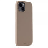 holdit iPhone 15 Plus Deksel Silikon Mocha Brown