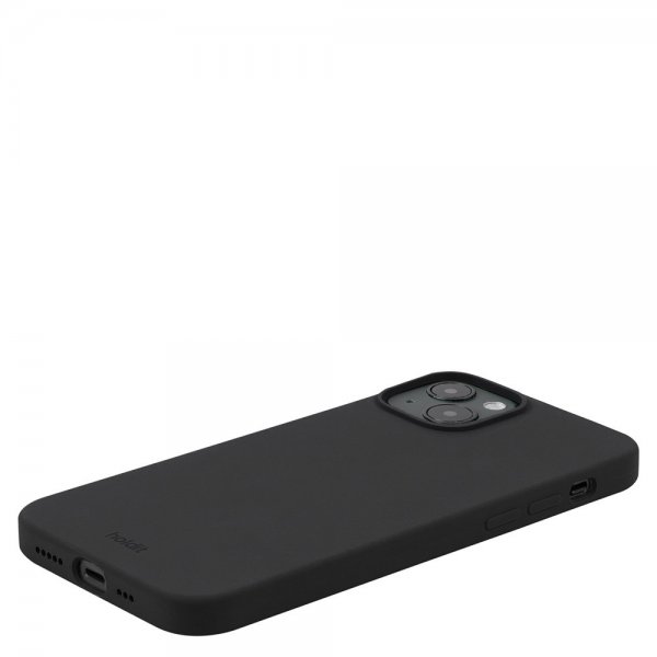 holdit iPhone 15 Plus Deksel Silikon Svart