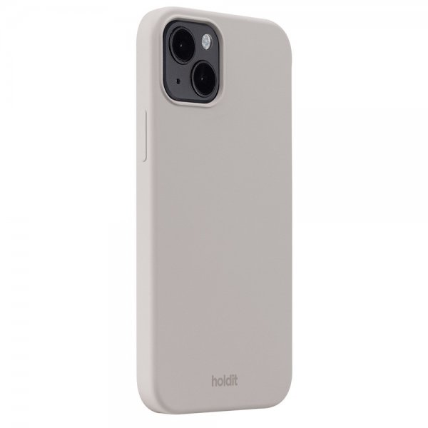 holdit iPhone 15 Plus Deksel Silikon Taupe