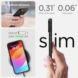 Spigen iPhone 15 Plus Deksel Thin Fit Svart