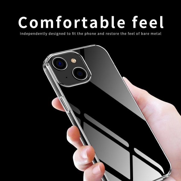 Mofi iPhone 15 Plus Deksel Transparent TPU Klar