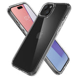 Spigen iPhone 15 Plus Deksel Ultra Hybrid Crystal Clear
