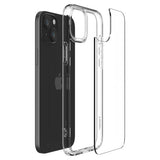 Spigen iPhone 15 Plus Deksel Ultra Hybrid Crystal Clear