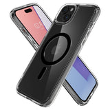 Spigen iPhone 15 Plus Deksel Ultra Hybrid MagFit Svart