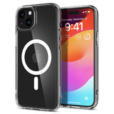 Spigen iPhone 15 Plus Deksel Ultra Hybrid MagFit Hvit