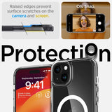 Spigen iPhone 15 Plus Deksel Ultra Hybrid MagFit Hvit