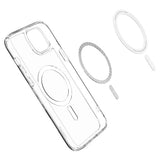Spigen iPhone 15 Plus Deksel Ultra Hybrid MagFit Hvit