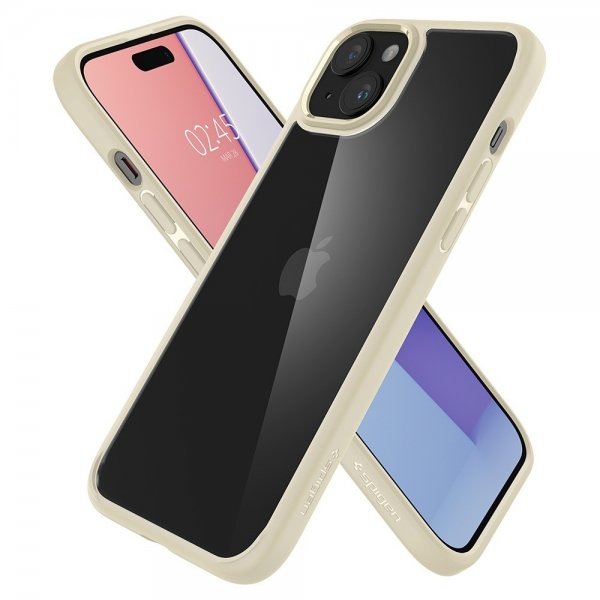 Spigen iPhone 15 Plus Deksel Ultra Hybrid Mute Beige