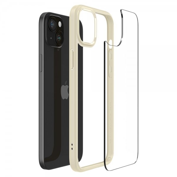 Spigen iPhone 15 Plus Deksel Ultra Hybrid Mute Beige
