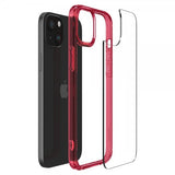 Spigen iPhone 15 Plus Deksel Ultra Hybrid Red Crystal