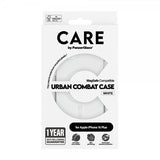 CARE by PanzerGlass iPhone 15 Plus Deksel Urban Combat MagSafe Hvit