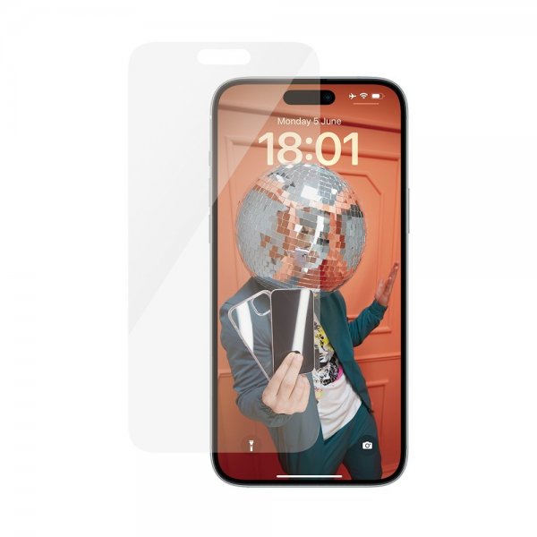 PanzerGlass iPhone 15 Plus Skjermbeskytter Classic Fit