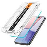 Spigen iPhone 15 Plus/iPhone 16 Plus Skjermbeskytter GLAS.tR EZ Fit 2-pakning