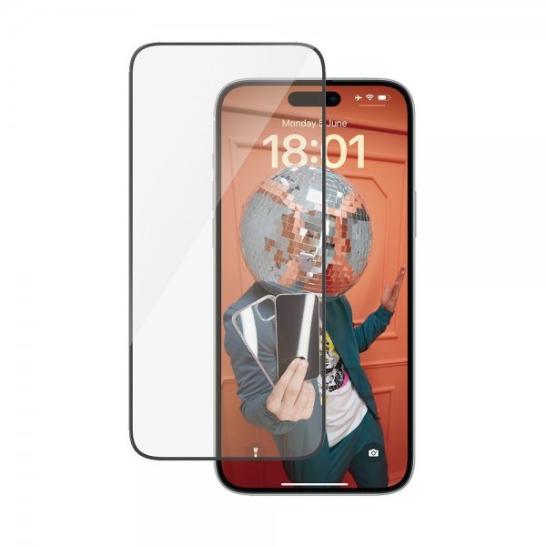 PanzerGlass iPhone 15 Plus Skjermbeskytter Ultra-Wide Fit EasyAligner