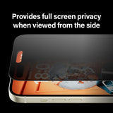 PanzerGlass iPhone 15 Plus Skjermbeskytter Ultra-Wide Fit Privacy EasyAligner