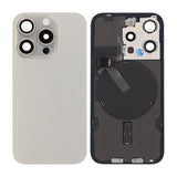 iPhone 15 Pro Bakside Glass Komplett OEM - Naturlig Titan