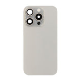 iPhone 15 Pro Bakside Glass Komplett OEM - Naturlig Titan