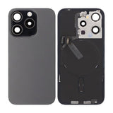 iPhone 15 Pro Baksideglass Komplett OEM - Titansvart