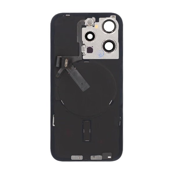 iPhone 15 Pro Baksideglass Komplett OEM - Titansvart