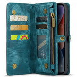 CaseMe iPhone 15 Pro Etui 008 Series Avtakbart Deksel Petrol
