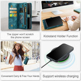 CaseMe iPhone 15 Pro Etui 008 Series Avtakbart Deksel Petrol