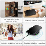 CaseMe iPhone 15 Pro Etui 008 Series Avtakbart Deksel Brun