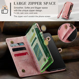 CaseMe iPhone 15 Pro Etui 008 Series Avtakbart Deksel Rosa
