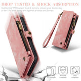 CaseMe iPhone 15 Pro Etui 008 Series Avtakbart Deksel Rosa