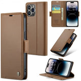 CaseMe iPhone 15 Pro Etui 023 Series Brun