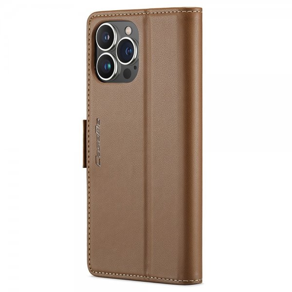 CaseMe iPhone 15 Pro Etui 023 Series Brun