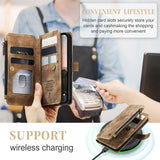 CaseMe iPhone 15 Pro Etui C30 Series Brun