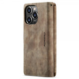 CaseMe iPhone 15 Pro Etui C30 Series Brun