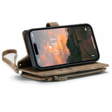 CaseMe iPhone 15 Pro Etui C30 Series Brun