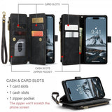 CaseMe iPhone 15 Pro Etui C30 Series Svart